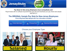 Tablet Screenshot of jerseystubs.com